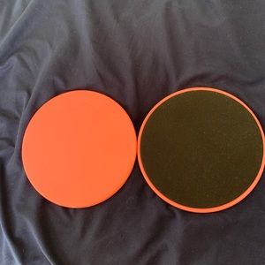 Workout floor sliding discs